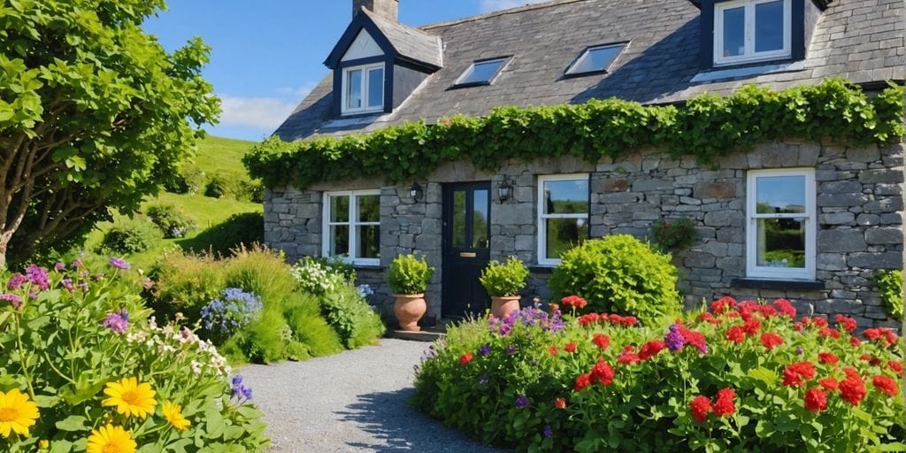 Charming B&B in Doolin with lush greenery