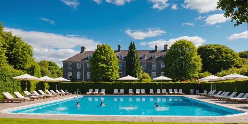 Family-friendly hotel pool in Ireland