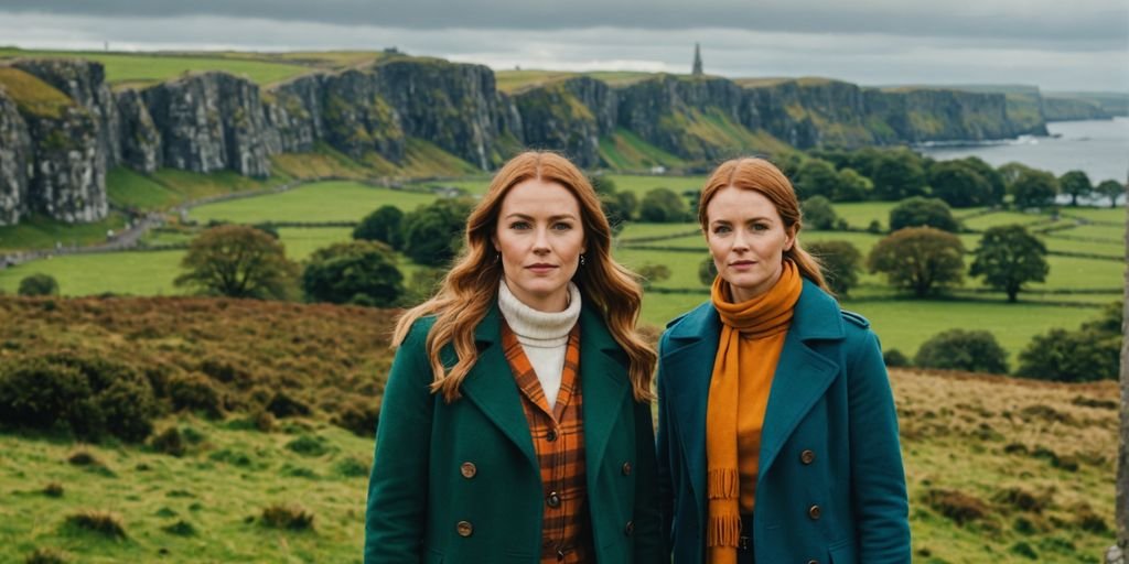 Seasonal outfits in Ireland's scenic landscapes